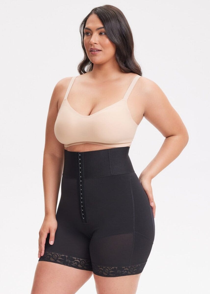 High-Waist BBL Shorts - She's Waisted