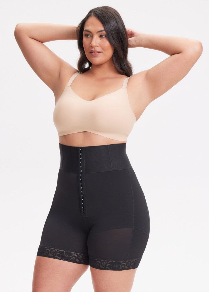High-Waist BBL Shorts - She's Waisted