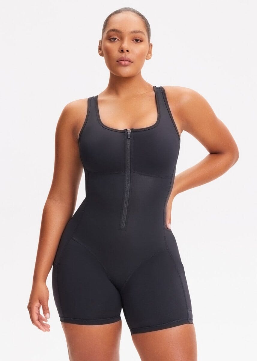 Sauna Workout Compression Jumpsuit - She's Waisted