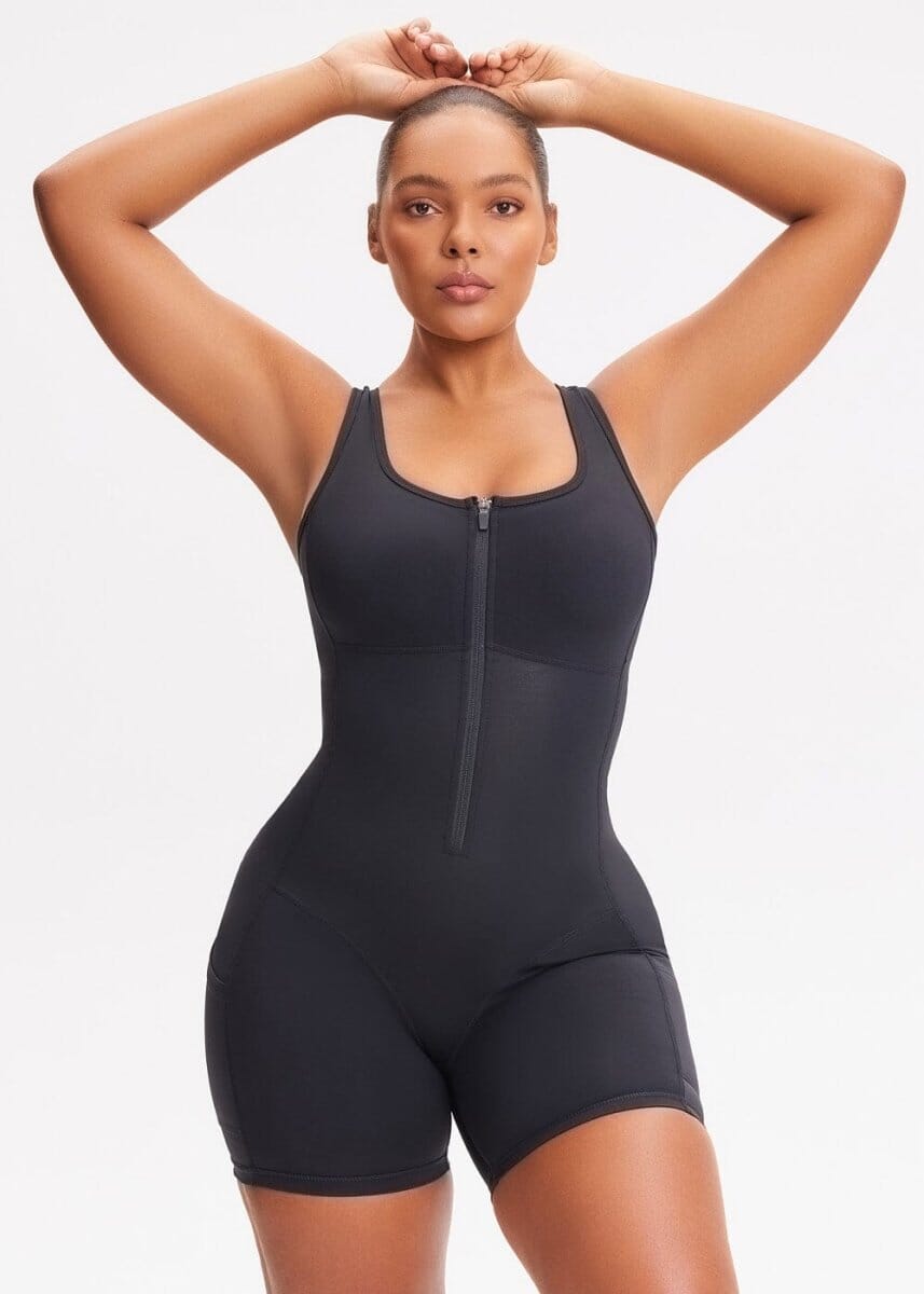 Sauna Workout Compression Jumpsuit - She's Waisted