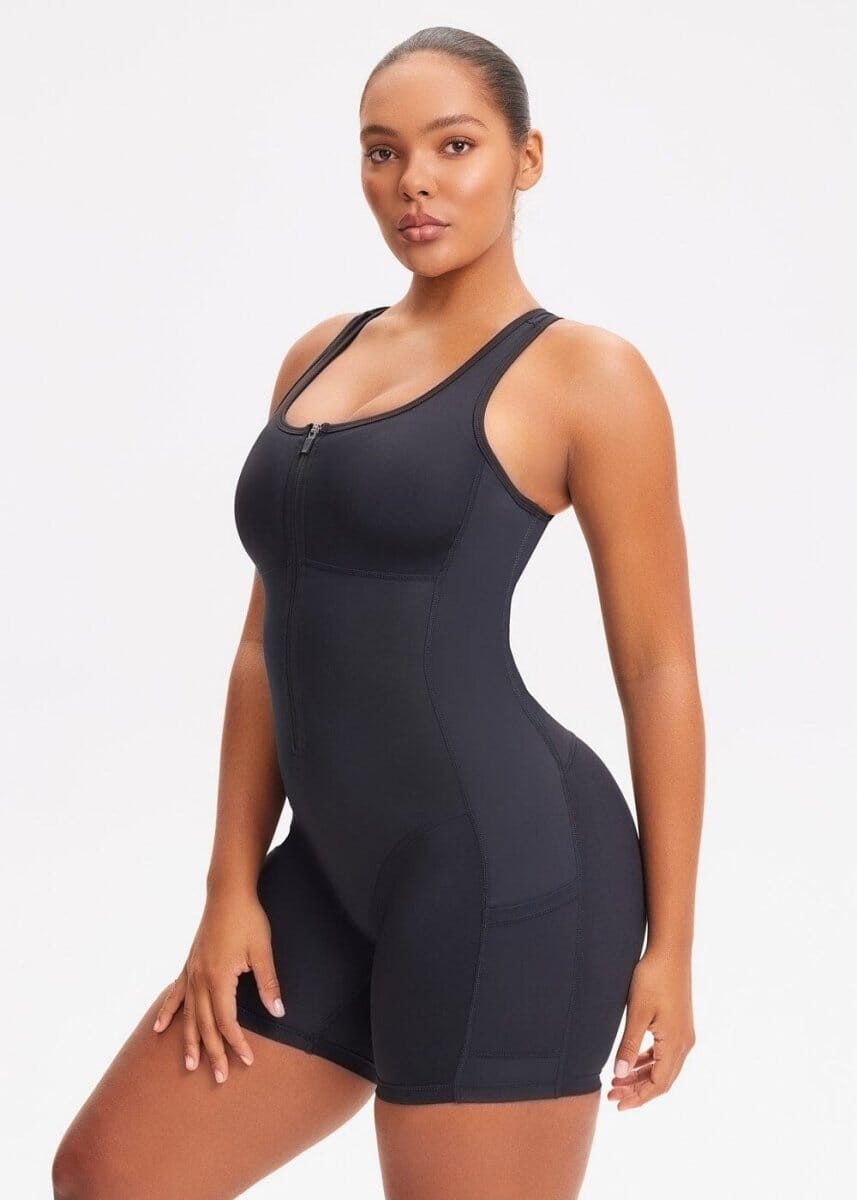 Sauna Workout Compression Jumpsuit - She's Waisted