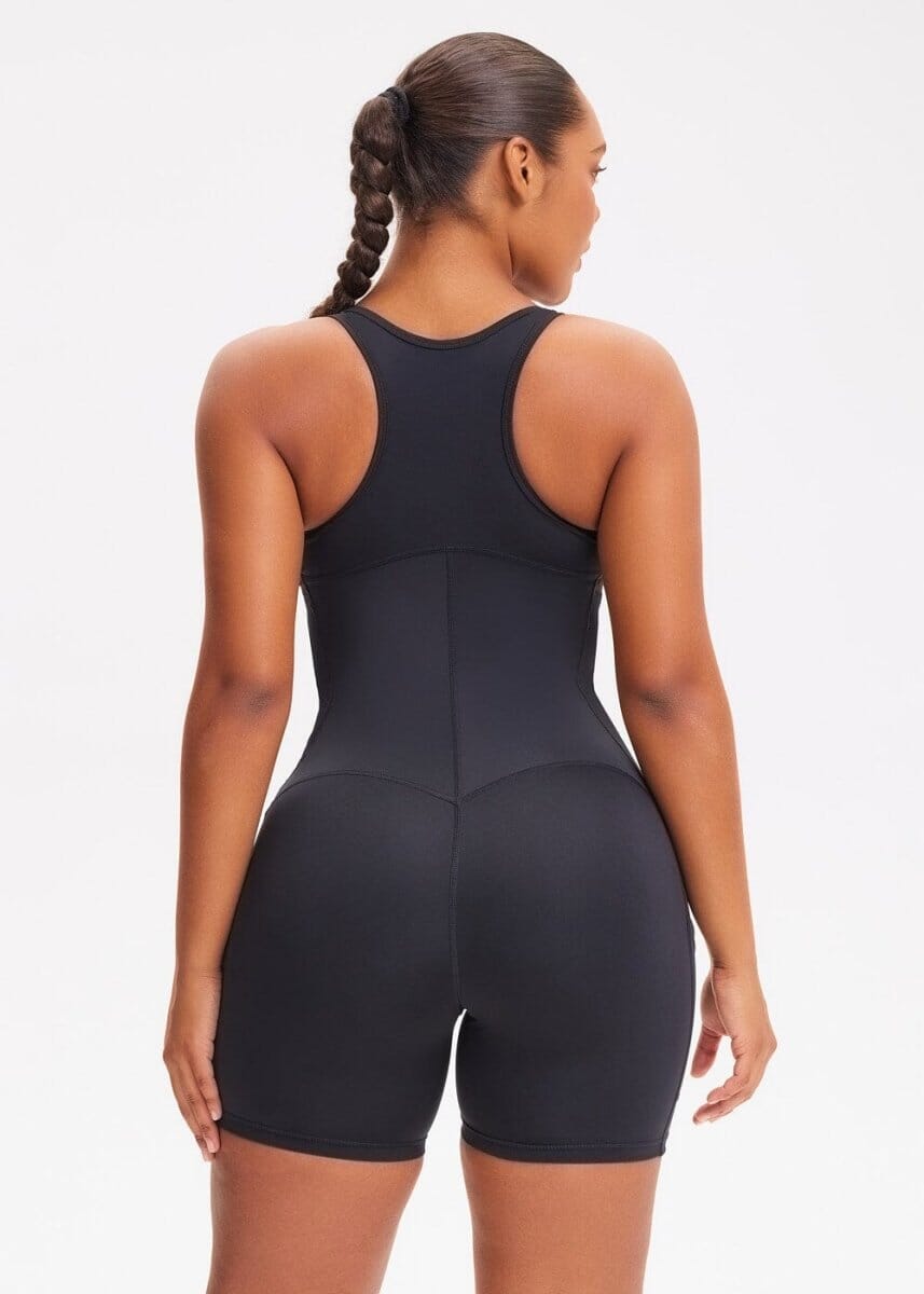 Sauna Workout Compression Jumpsuit - She's Waisted