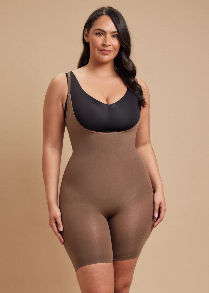 Smoothing High-Waist Shorts - She's Waisted