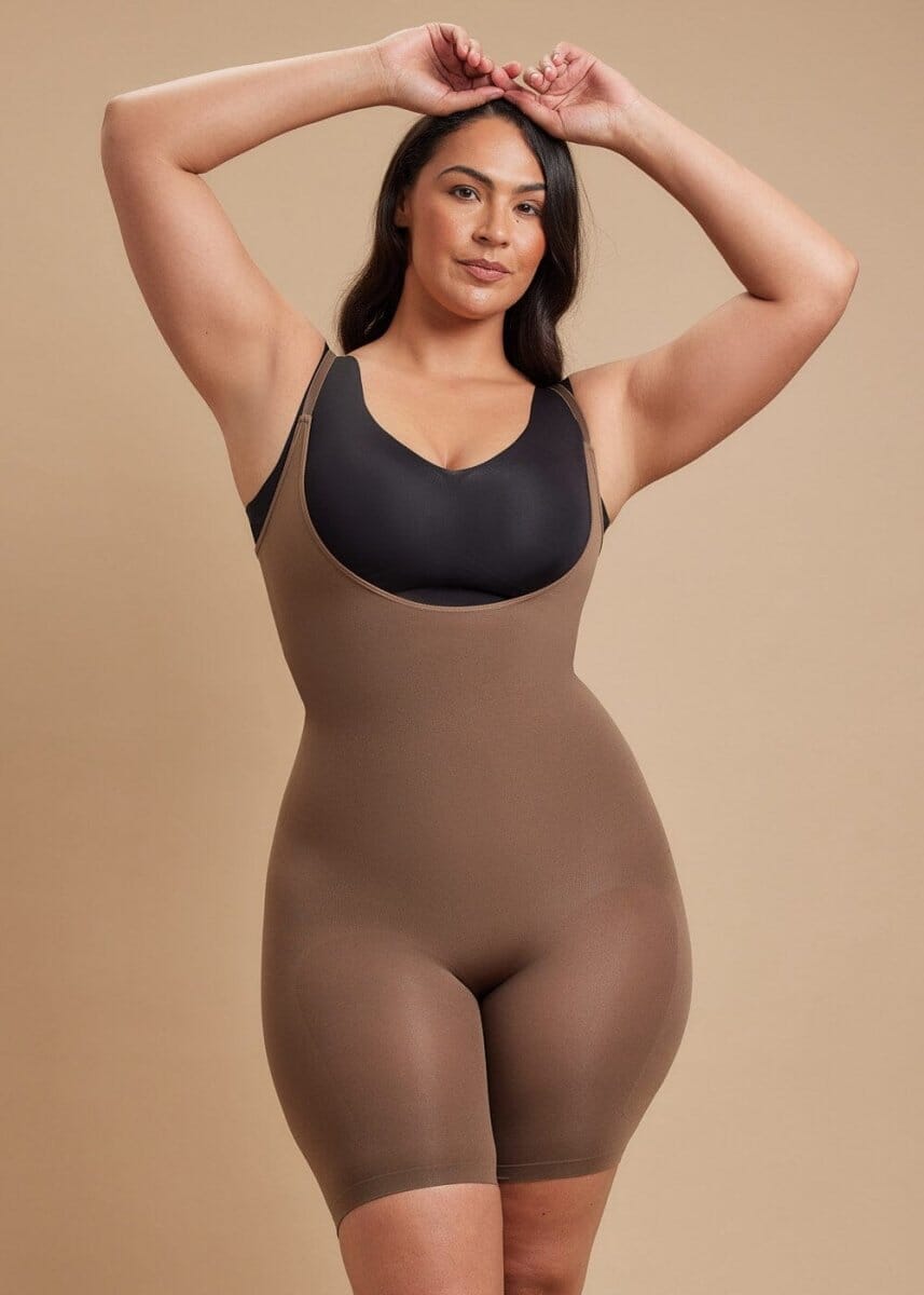 Smoothing High-Waist Shorts - She's Waisted