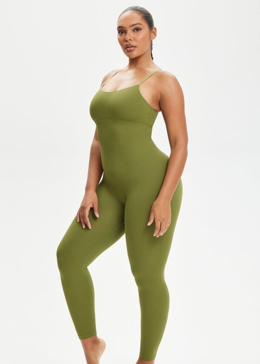 Snatching Seamless Jumpsuit - She's Waisted