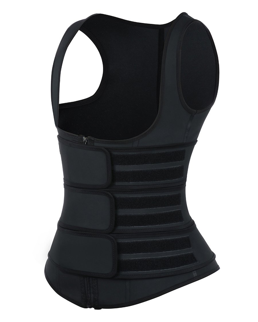 Lux Latex Vest - Triple Belt