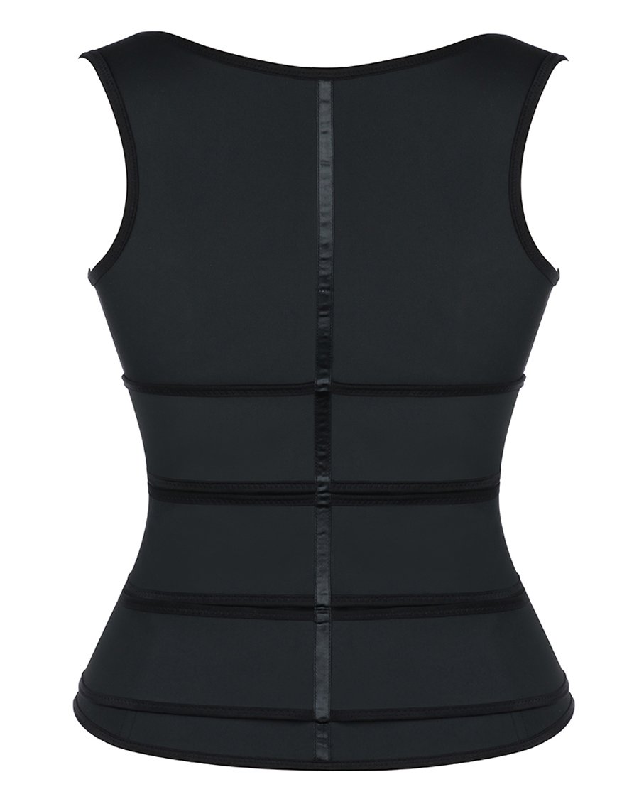 Lux Latex Vest - Triple Belt