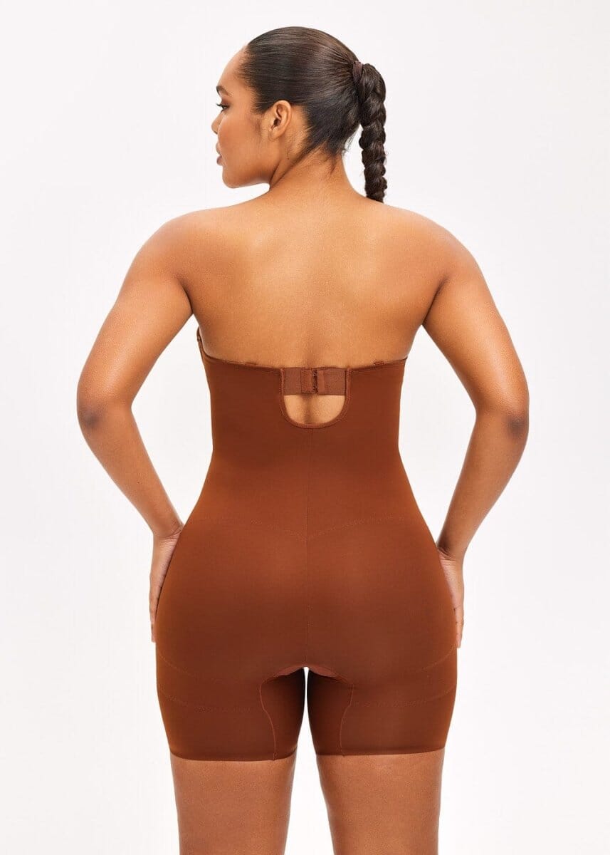 Push Up Bra & Bodysuit Shorts - She's Waisted