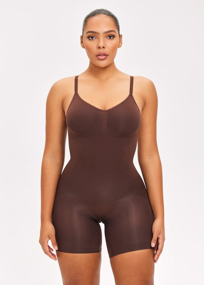 Smoothing Seamless Open Back Shaper - She's Waisted