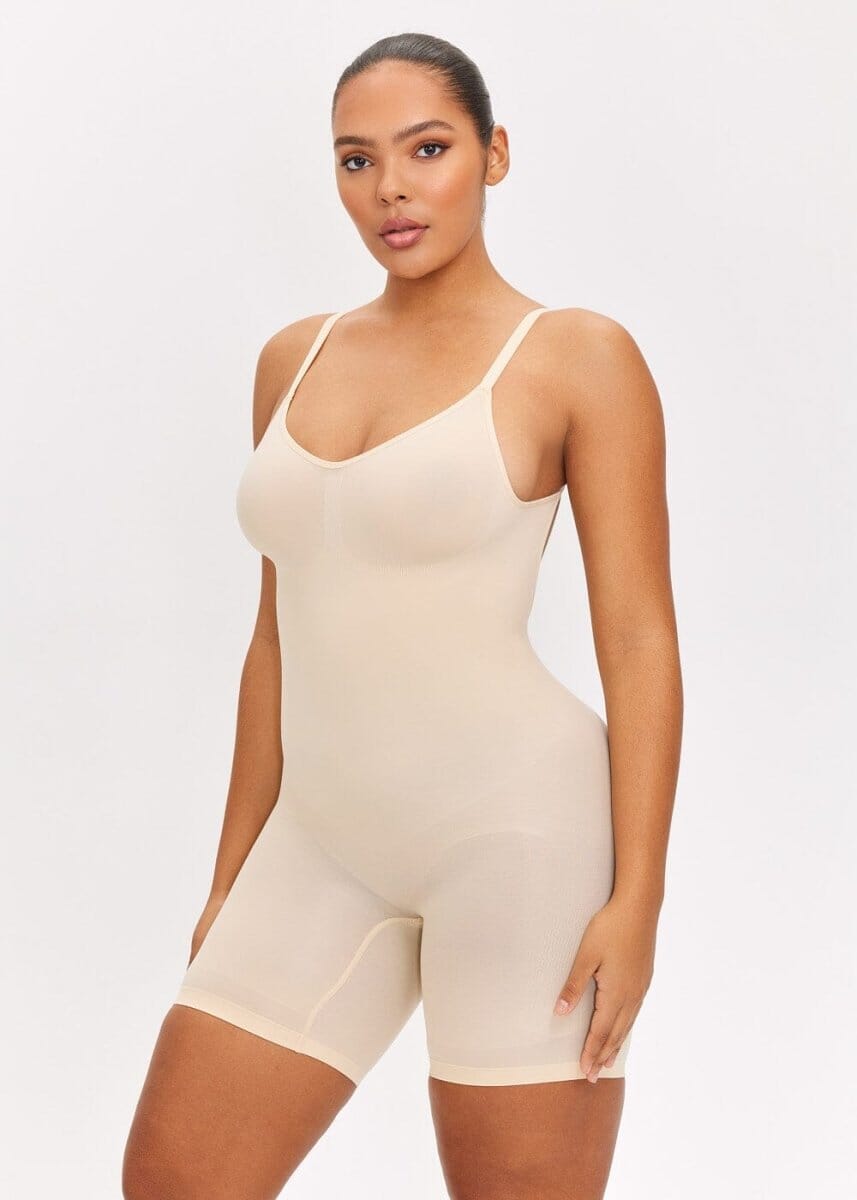 Smoothing Seamless Open Back Shaper - She's Waisted