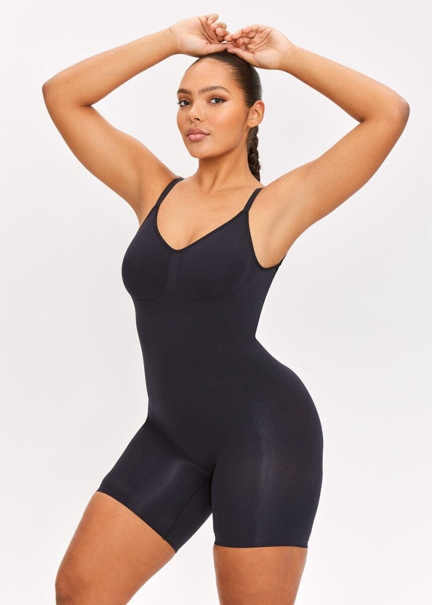 Smoothing Seamless Open Back Shaper - She's Waisted