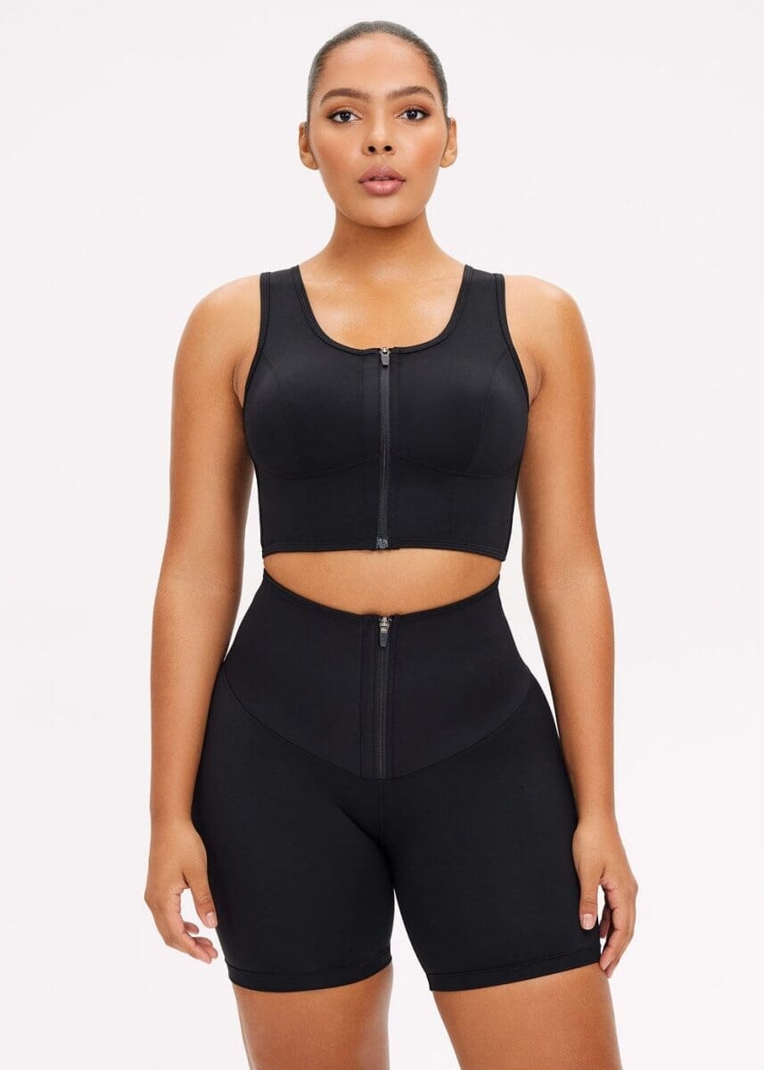 Sauna Compression Workout Shorts - She's Waisted