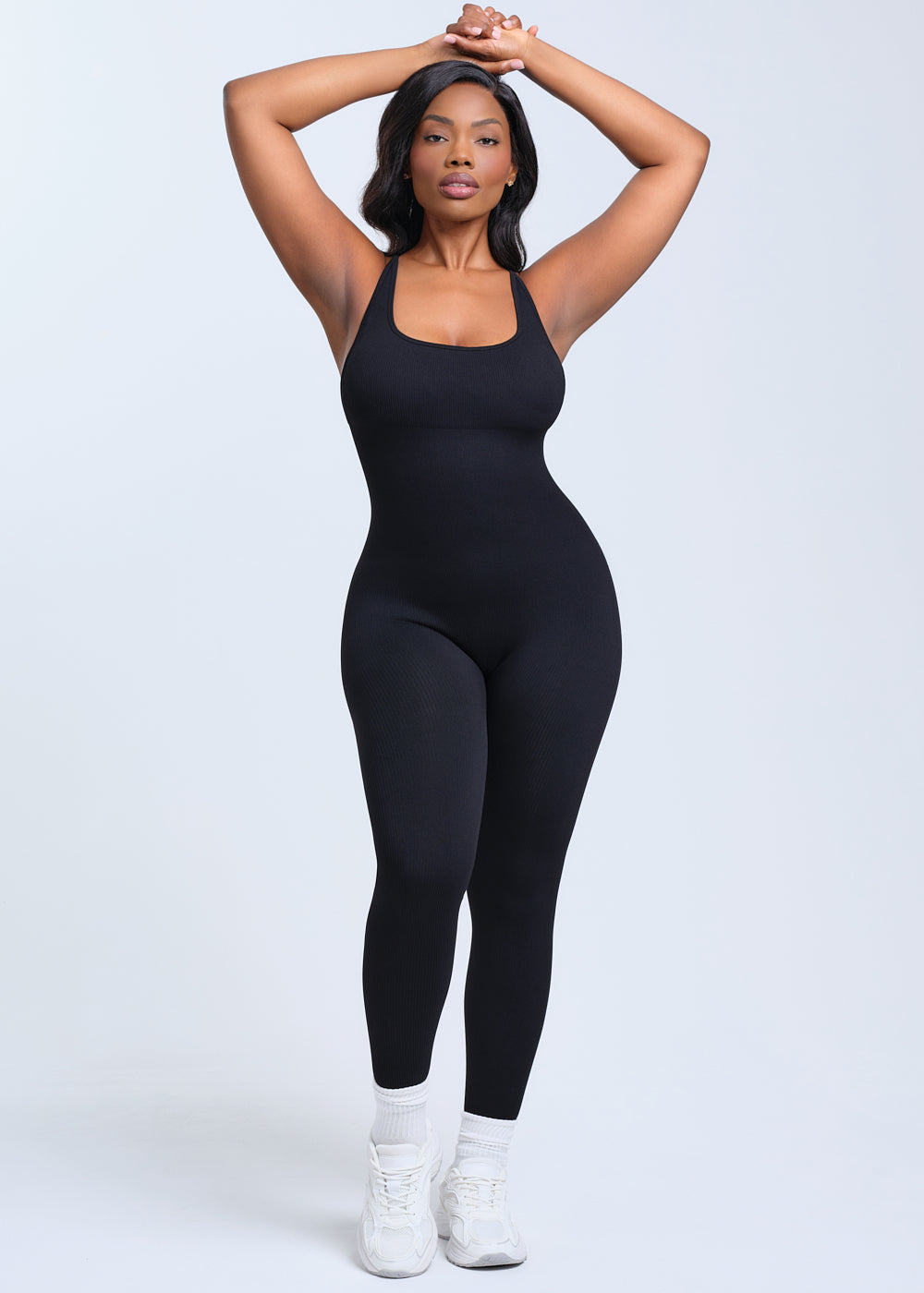 SnatchedKnit Backless Jumpsuit