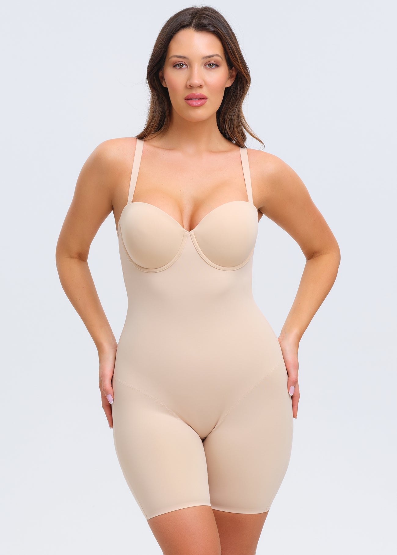 BraSculpt Strapless Bodysuit Shorts