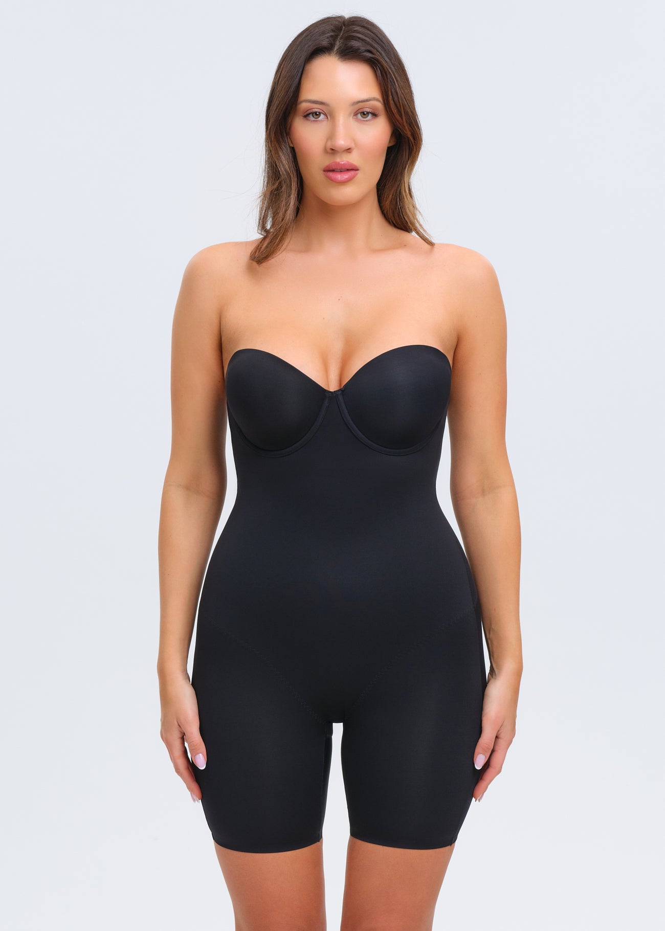 BraSculpt Strapless Bodysuit Shorts