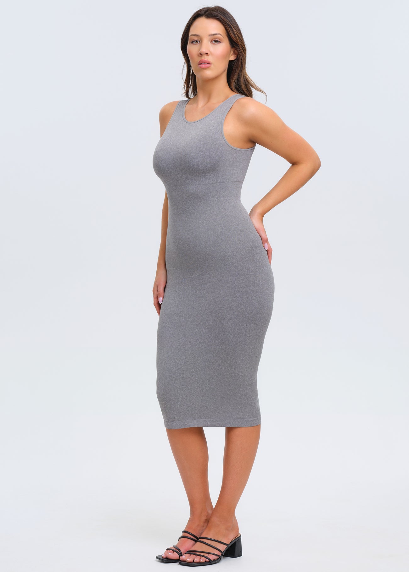 SnatchedKnit Halter Maxi Dress