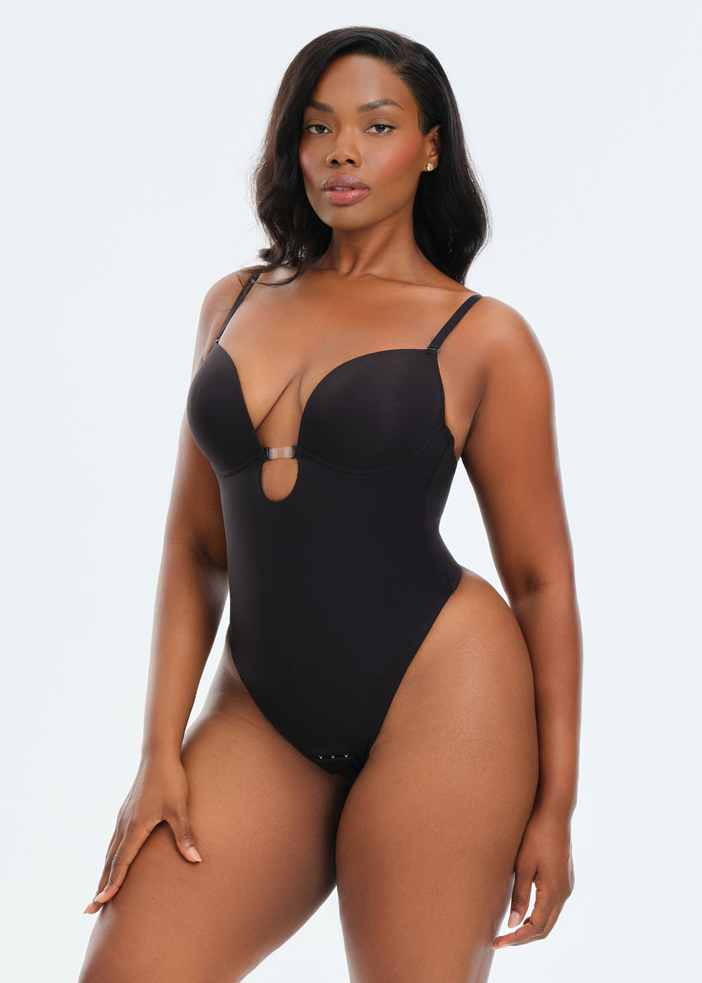 BraSculpt Backless Plunge Bodysuit