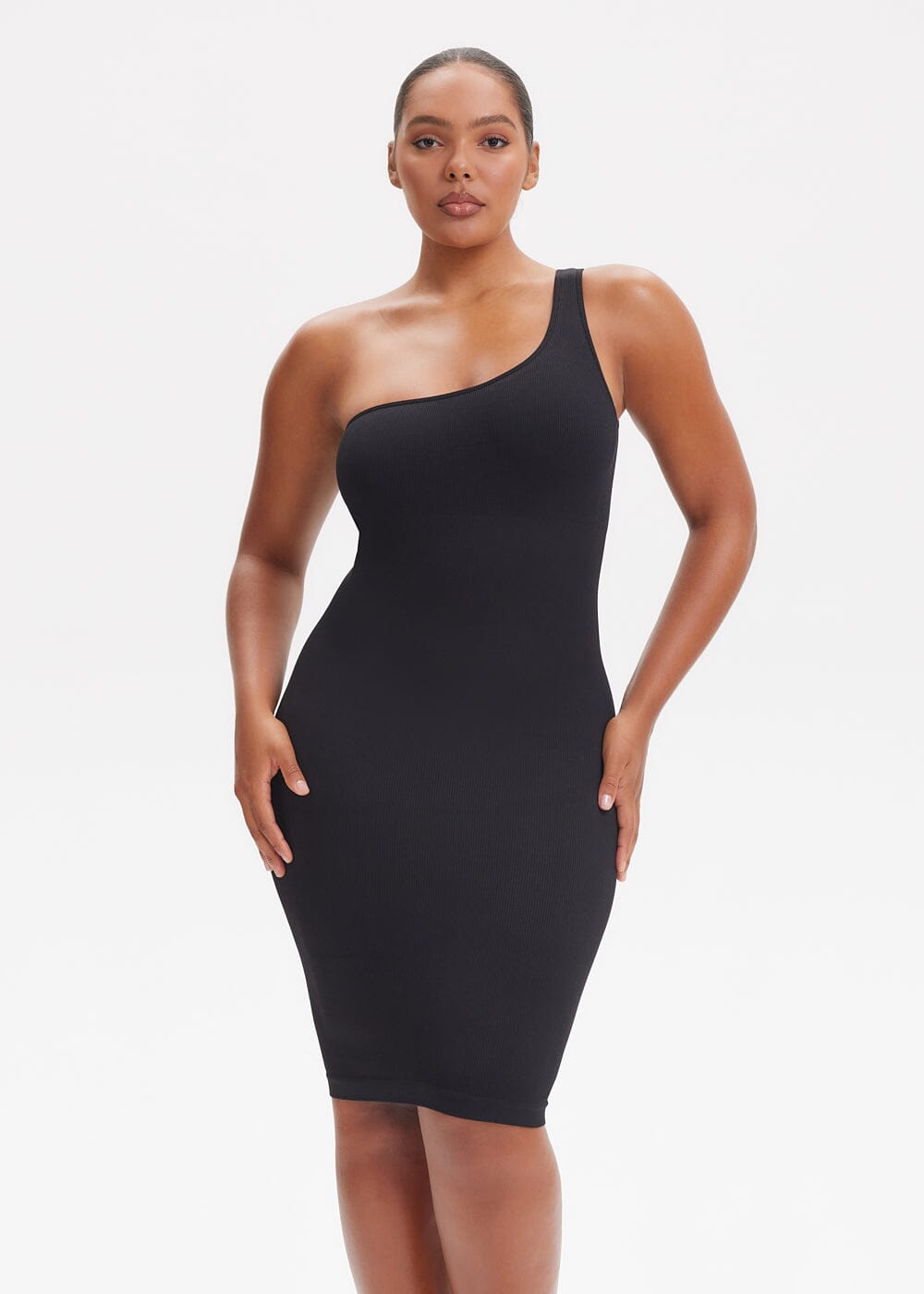 Shapewear Dress One-Shoulder Strap - She's Waisted