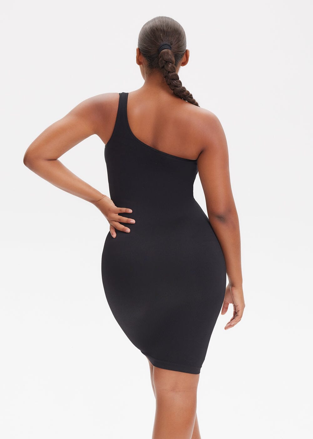 Shapewear Dress One-Shoulder Strap - She's Waisted