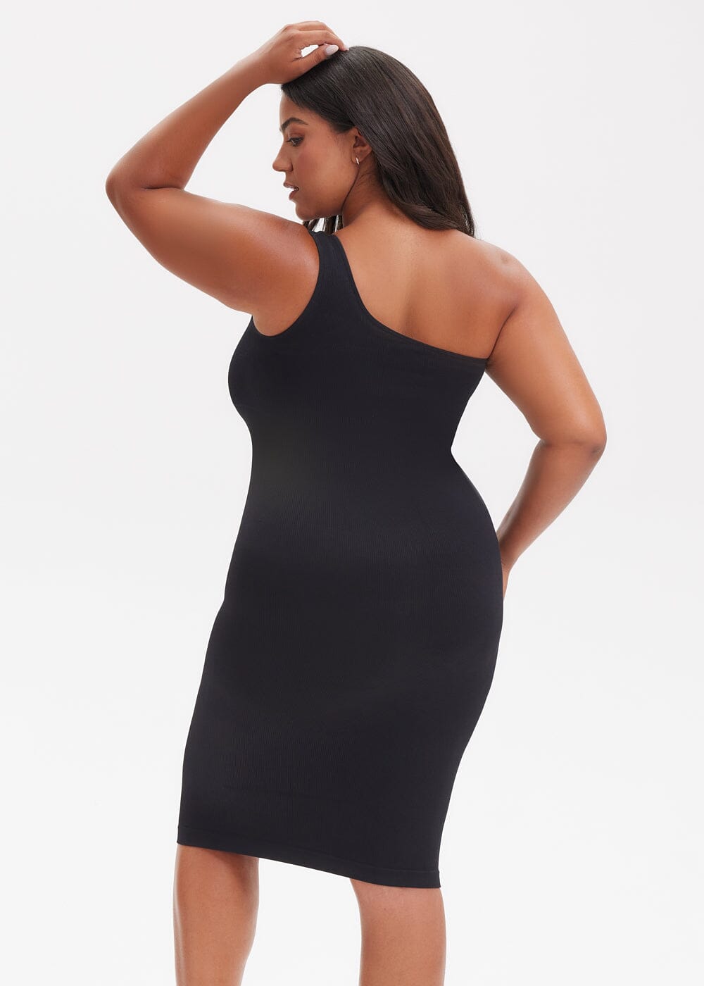 Shapewear Dress One-Shoulder Strap - She's Waisted