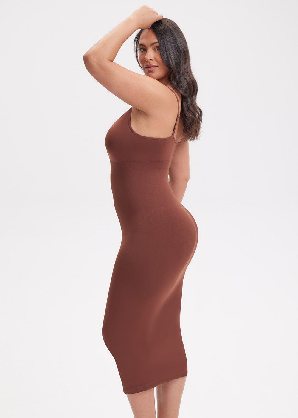 Shapewear Dress V-Neck Sami Maxi - She's Waisted