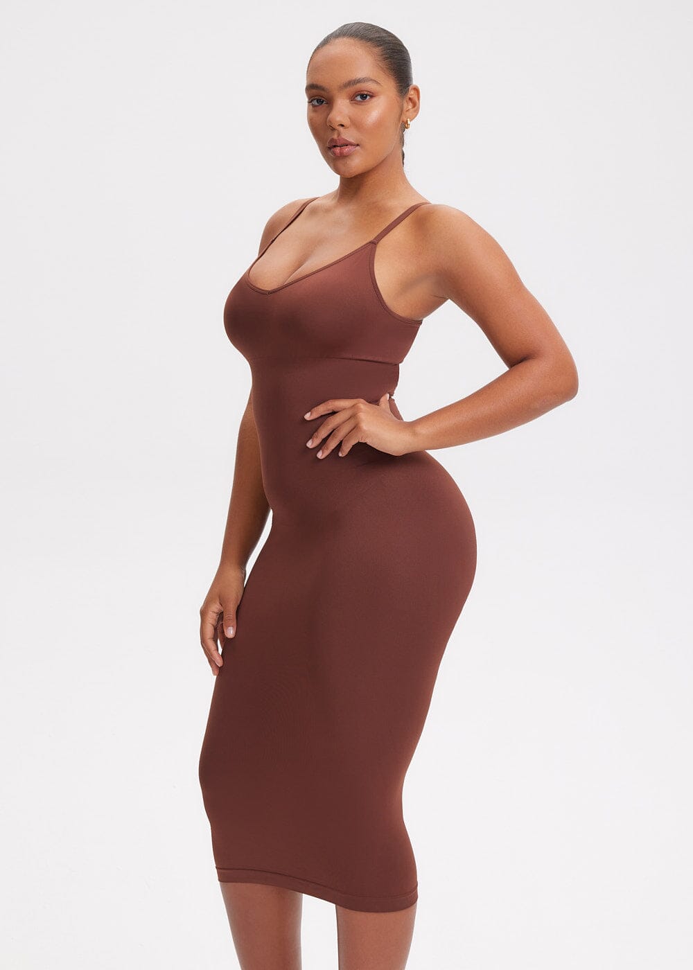 Shapewear Dress V-Neck Sami Maxi - She's Waisted