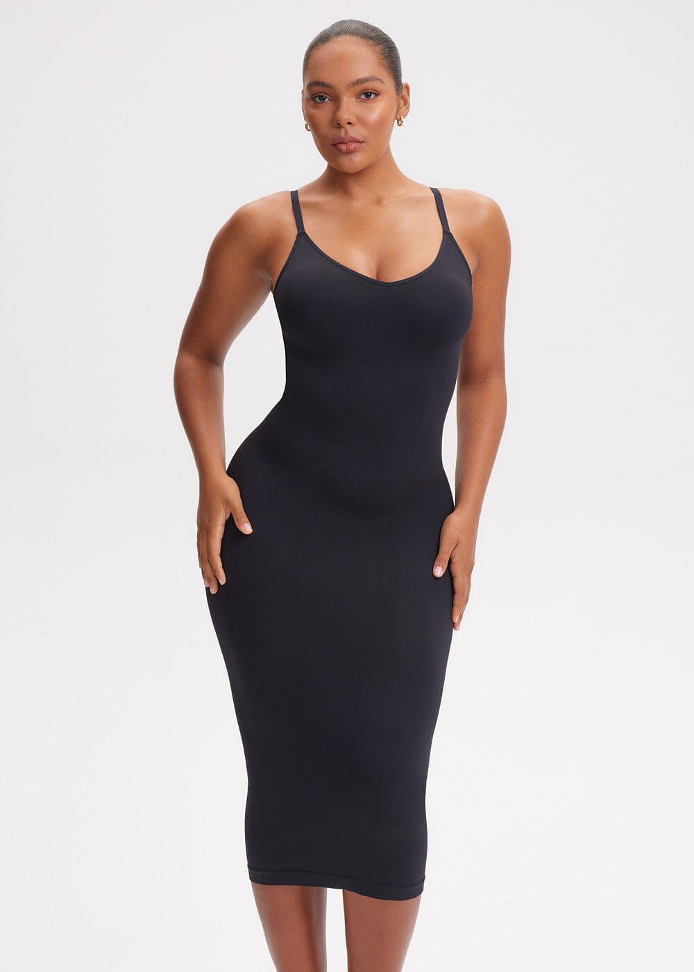 Shapewear Dress V-Neck Sami Maxi - She's Waisted