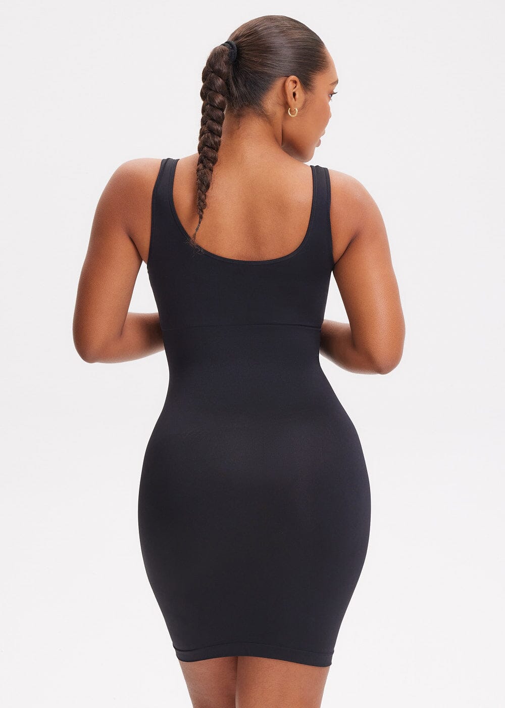 Shapewear Dresses - Embodycon™ Bamboo Tank Shaping Dress Black – Contour  Clothing