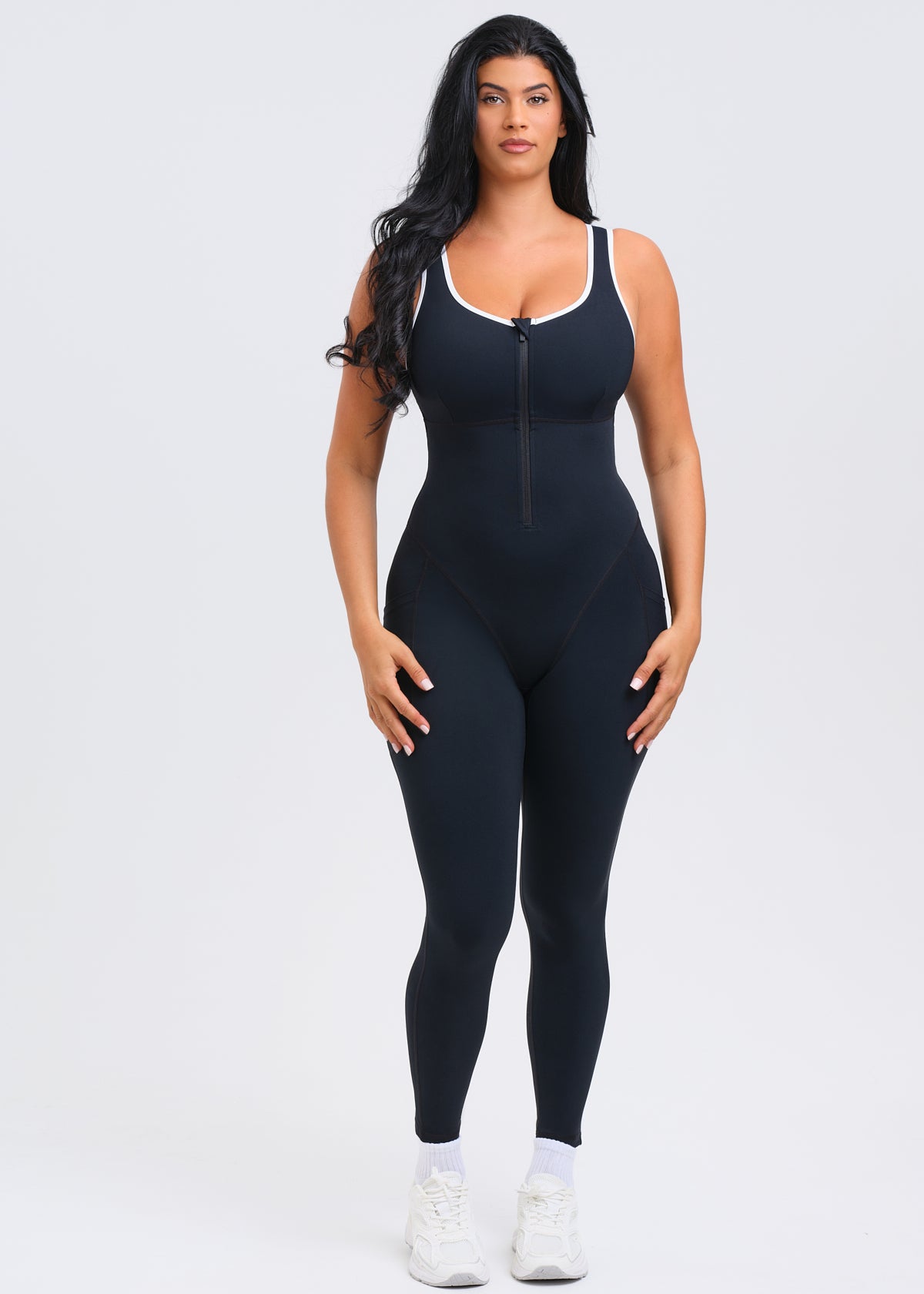 SaunaSculpt Jumpsuit W/ Pockets