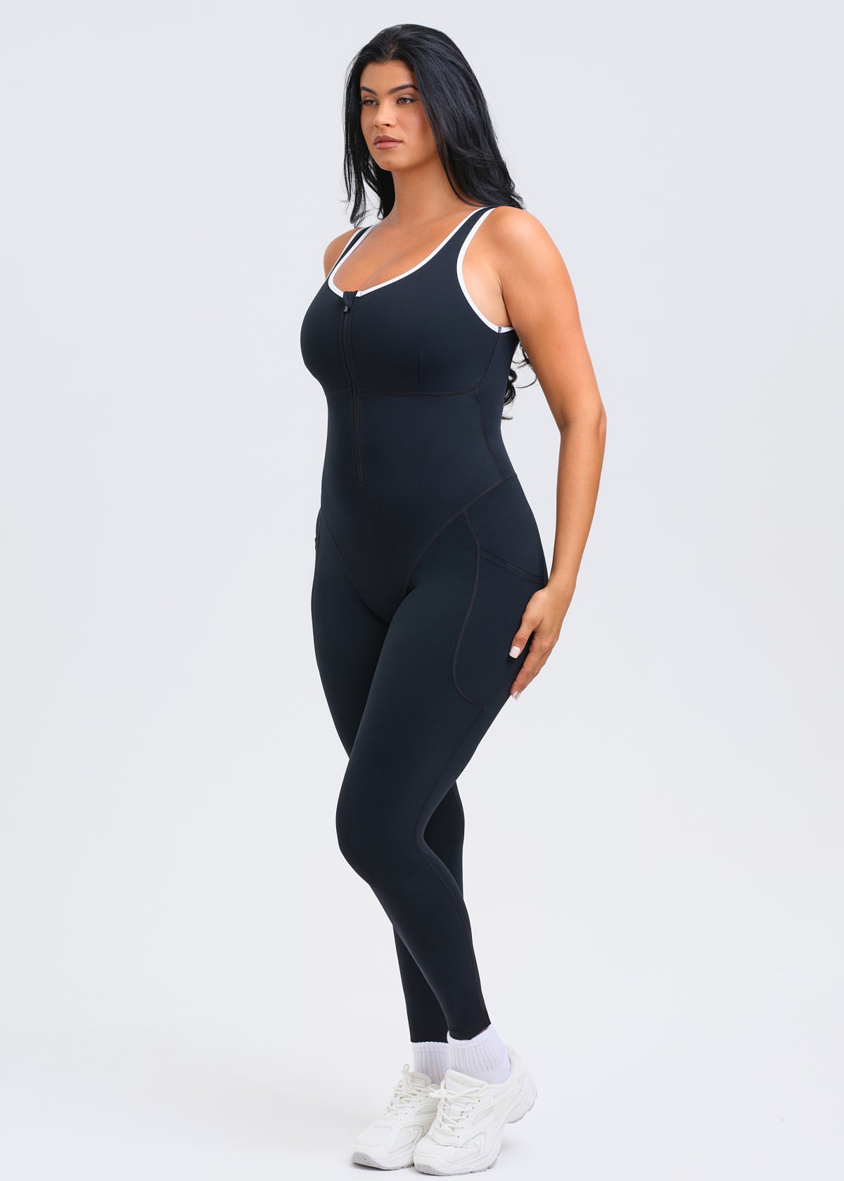 SaunaSculpt Jumpsuit W/ Pockets