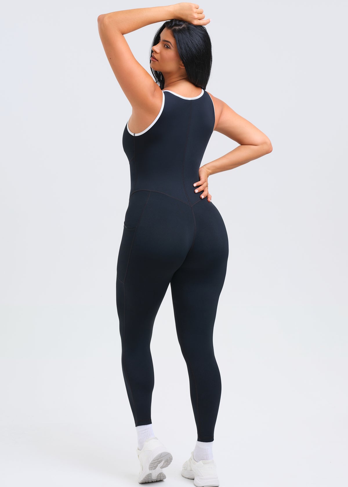 SaunaSculpt Jumpsuit W/ Pockets