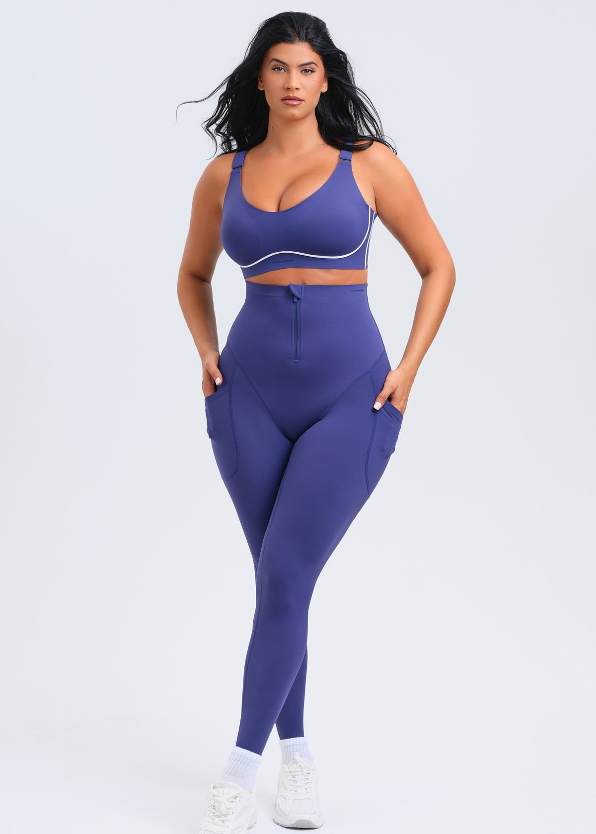 SaunaSculpt Zip Up Leggings