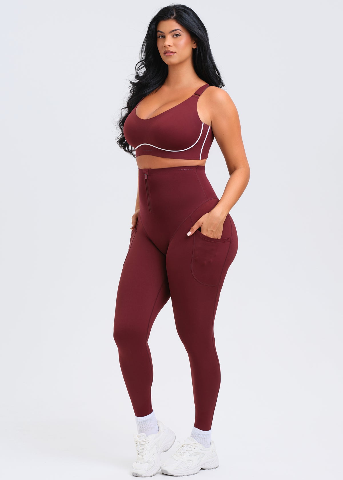 SaunaSculpt Zip Up Leggings