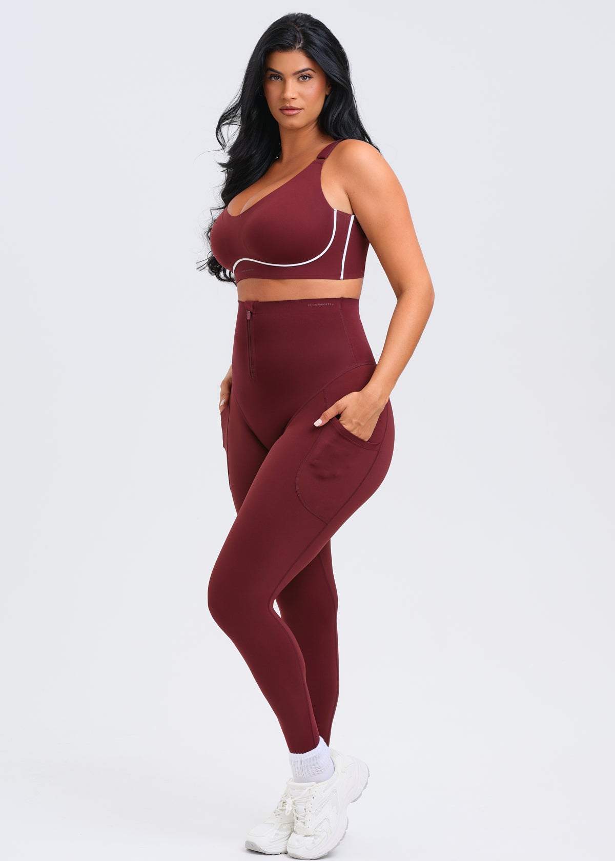 SaunaSculpt Zip Up Leggings