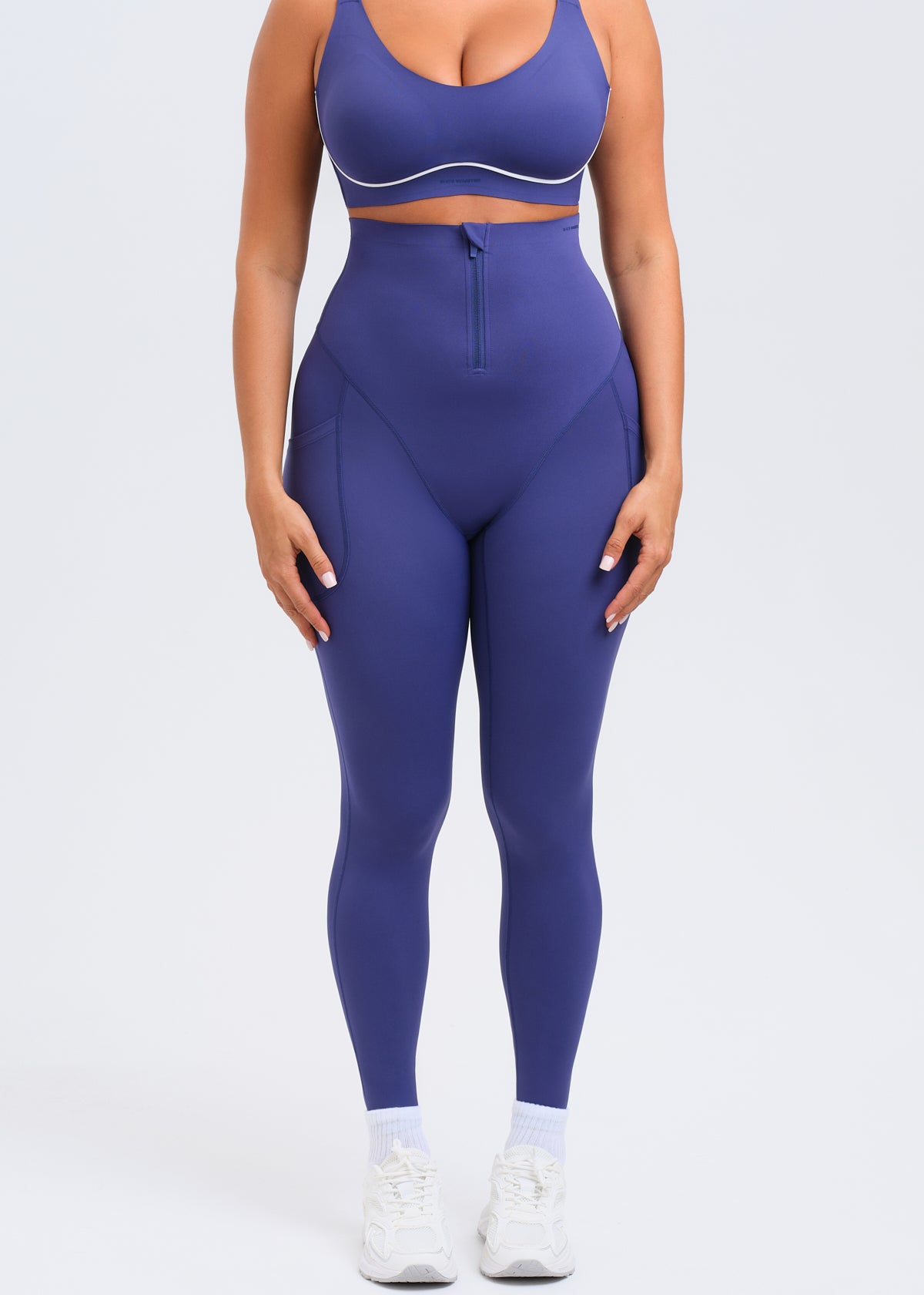 SaunaSculpt Zip Up Leggings
