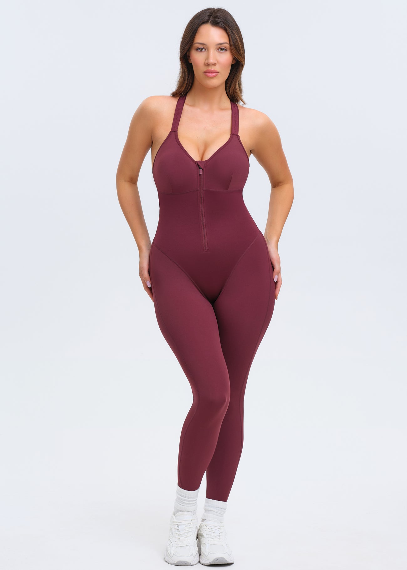 SaunaSculpt Open-Back Jumpsuit