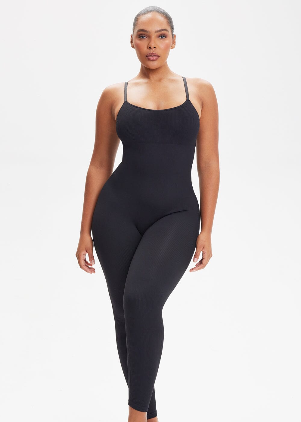 Snatching Seamless Jumpsuit - She's Waisted