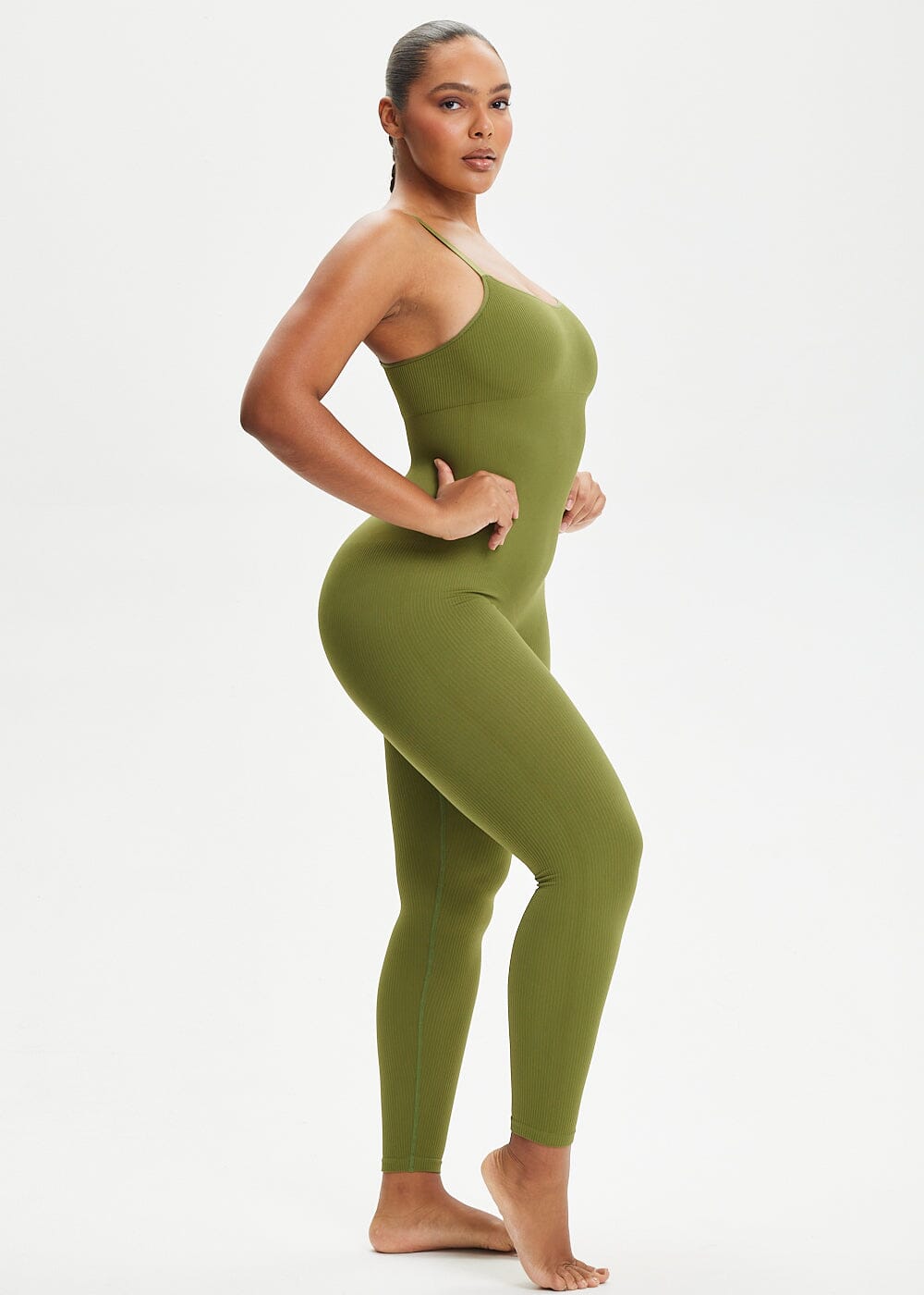 Snatching Seamless Jumpsuit - She's Waisted