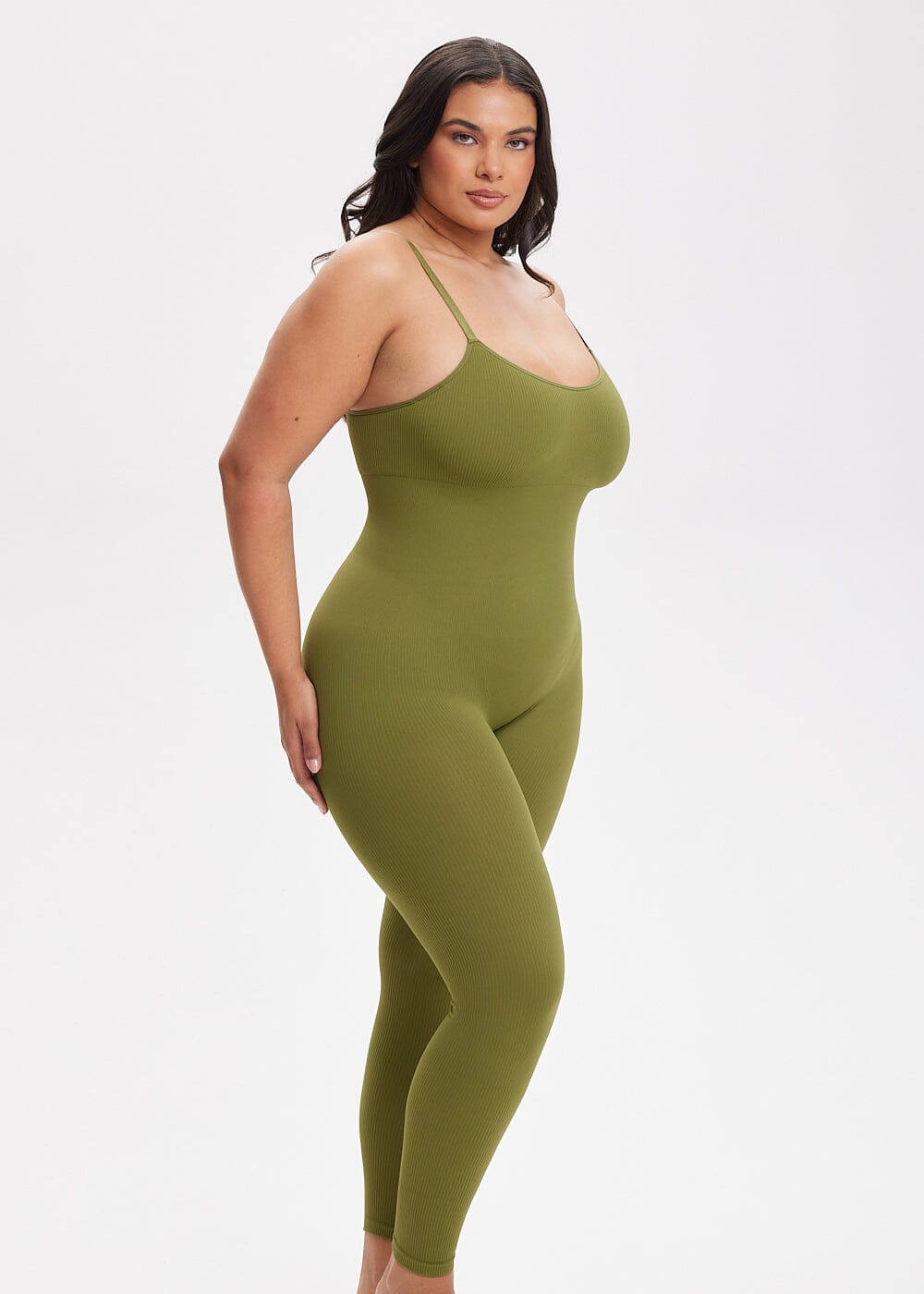 Snatching Seamless Jumpsuit - She's Waisted