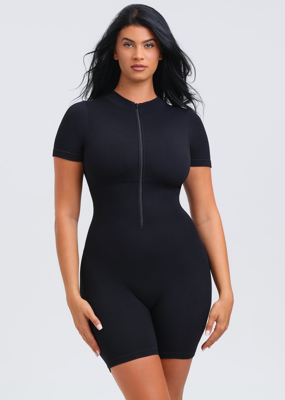 SnatchedKnit Short Sleeve Romper