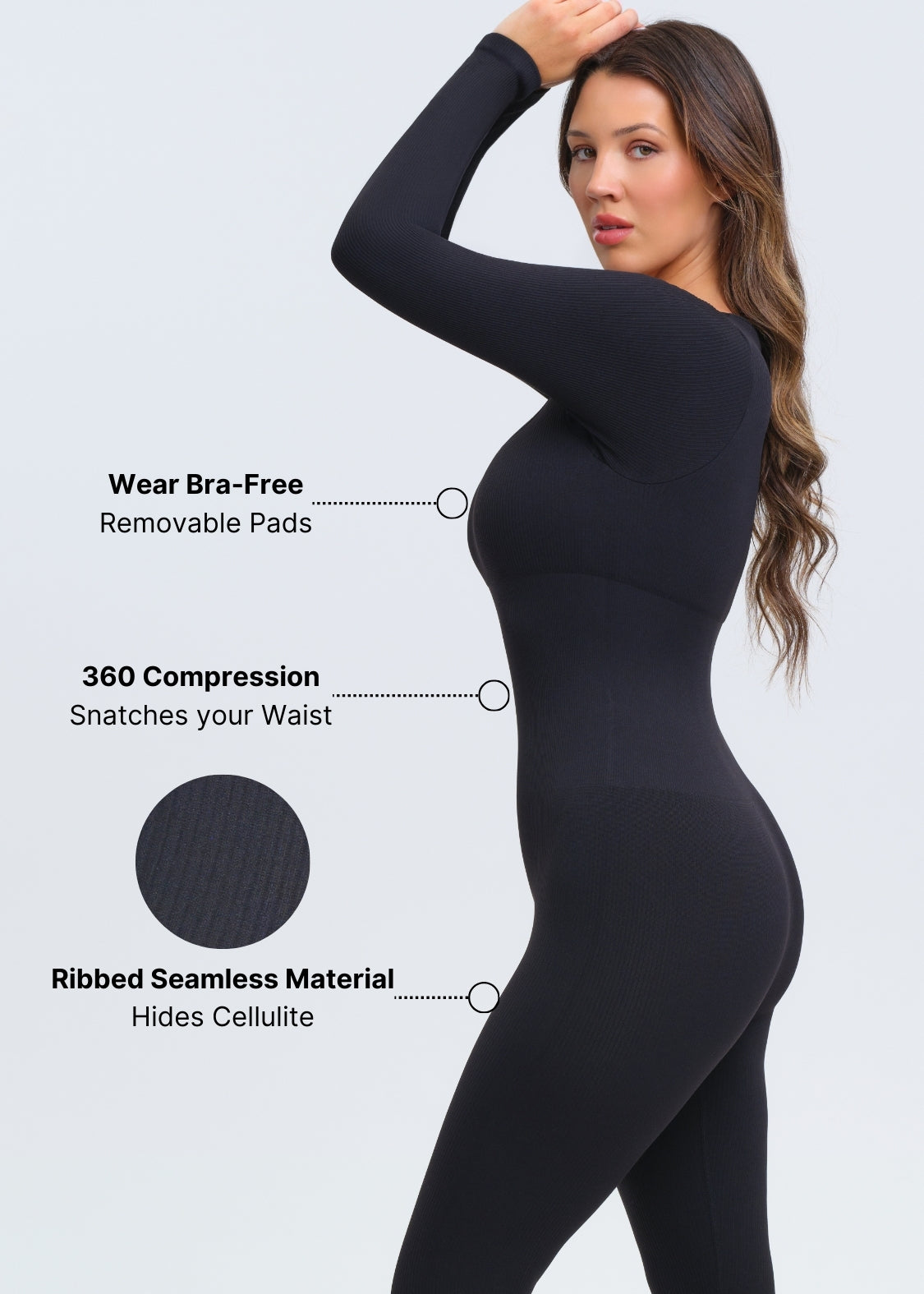 SnatchedKnit Longsleeve Jumpsuit