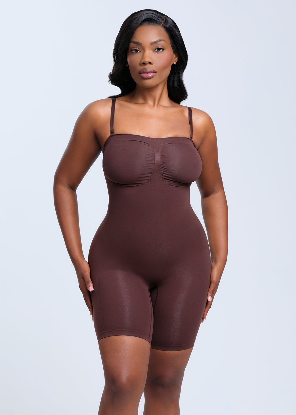 SmoothingSeamless Strapless Bodysuit Shorts