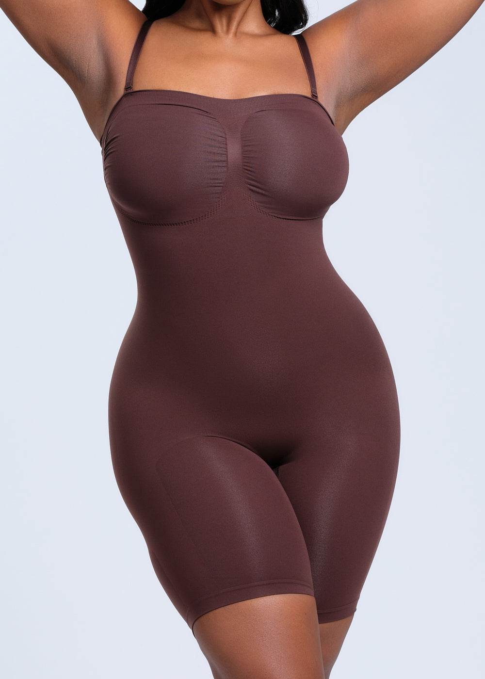 SmoothingSeamless Strapless Bodysuit Shorts