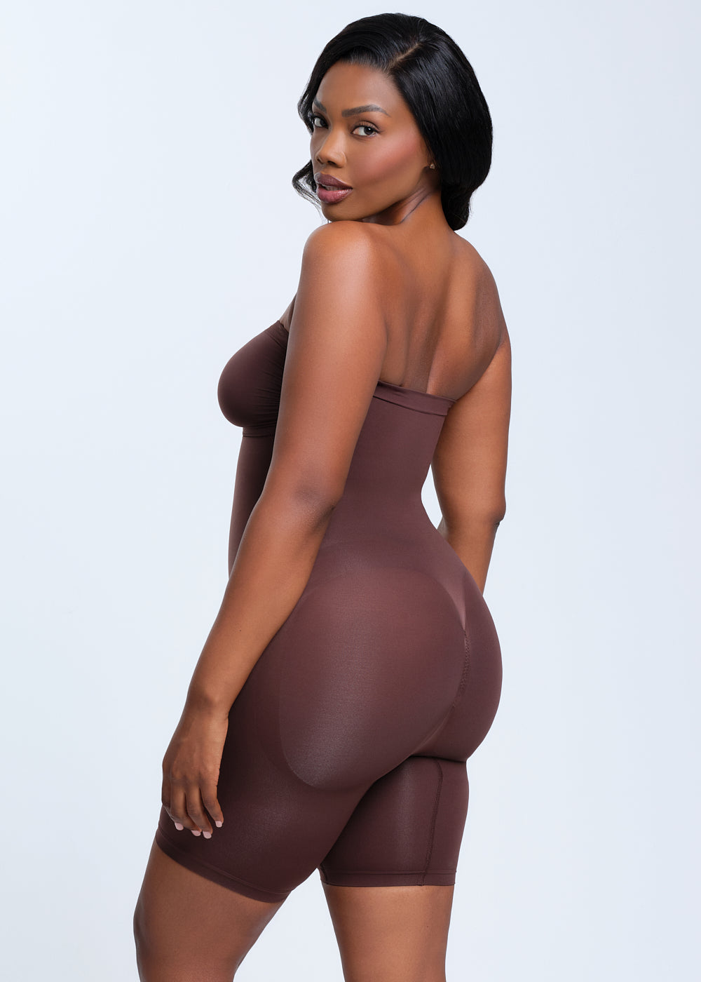 SmoothingSeamless Strapless Bodysuit Shorts
