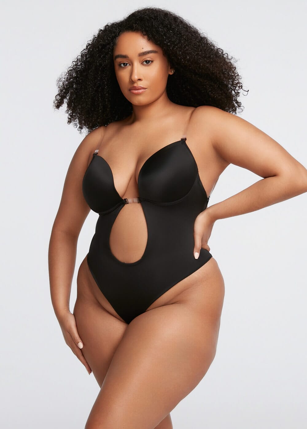 Seamless Backless Shapewear with Underwired High Apex Plunge Bra (JONI)