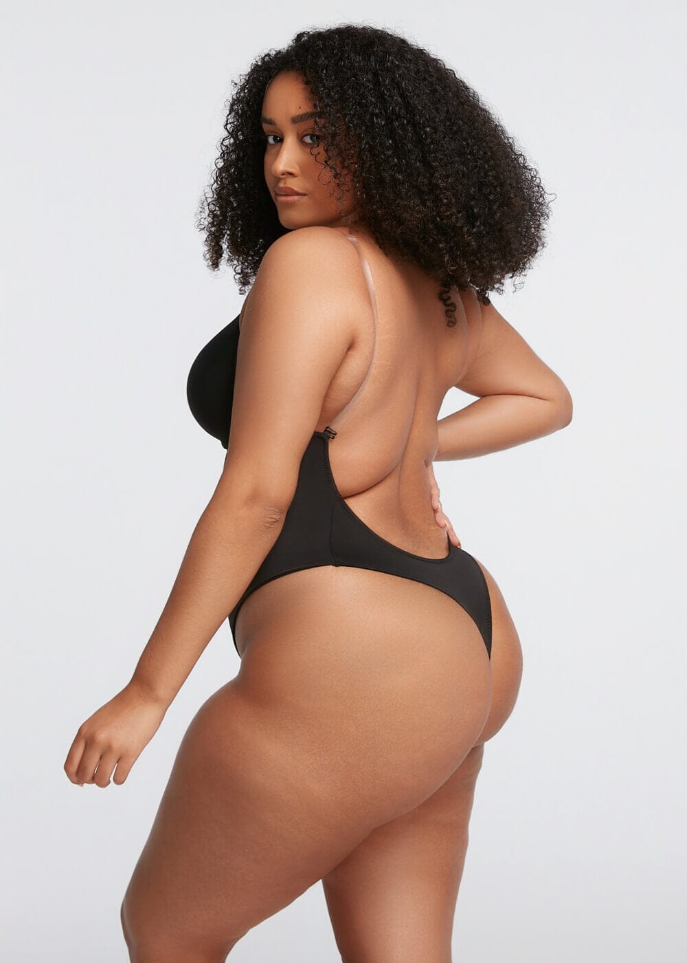 Look Great in Our Braless Thong Bodysuit - 1061B