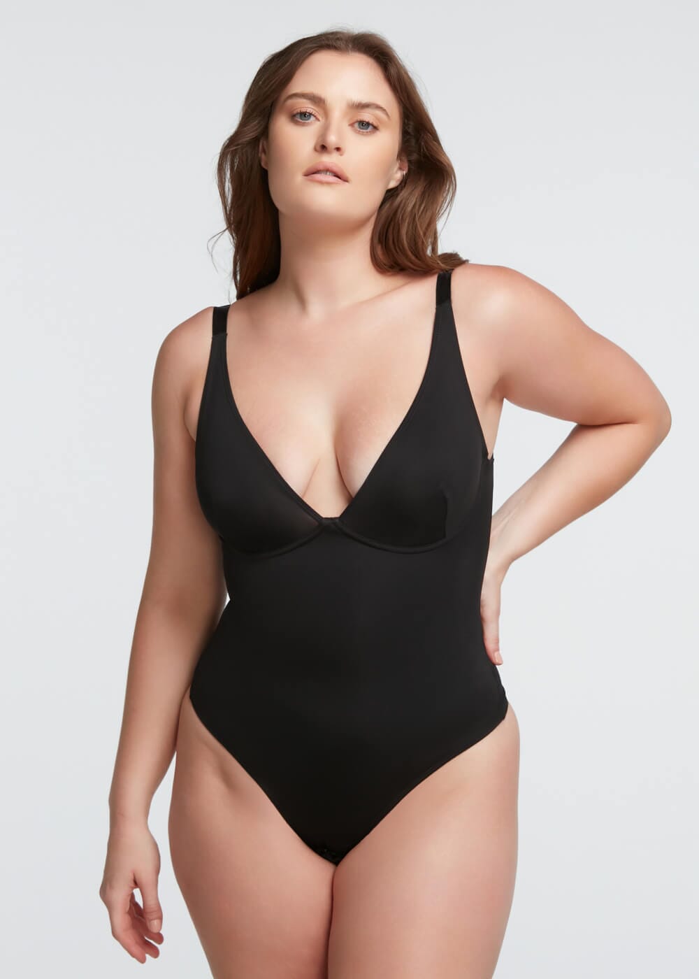 Bra & Bodysuit Thong Shaper - She's Waisted