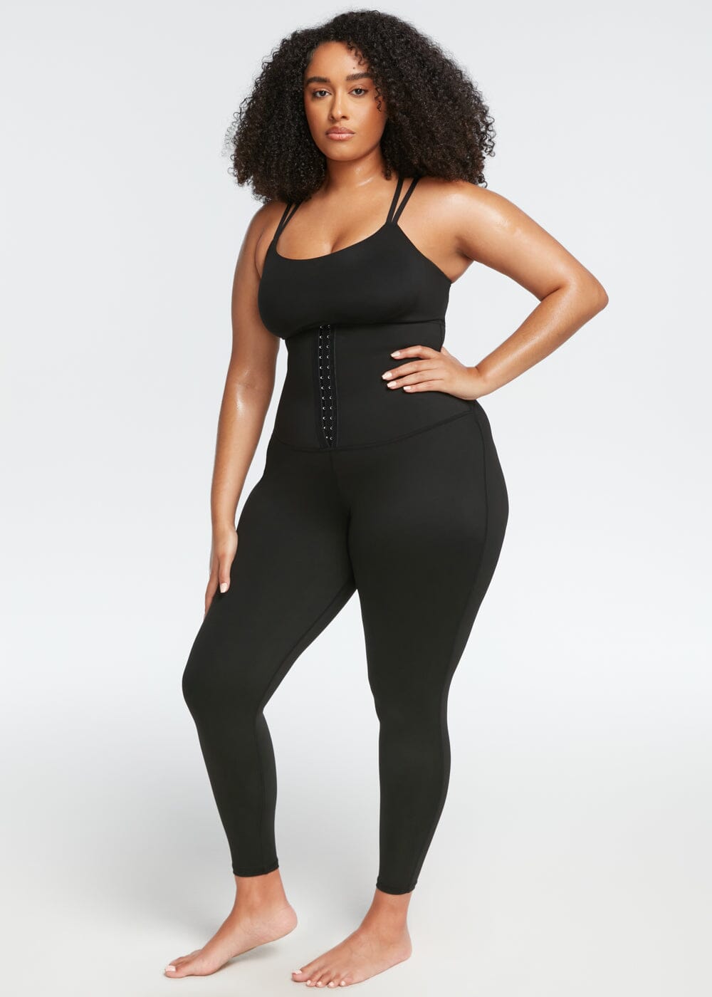 Thermo Sauna Compressing Leggings - She's Waisted