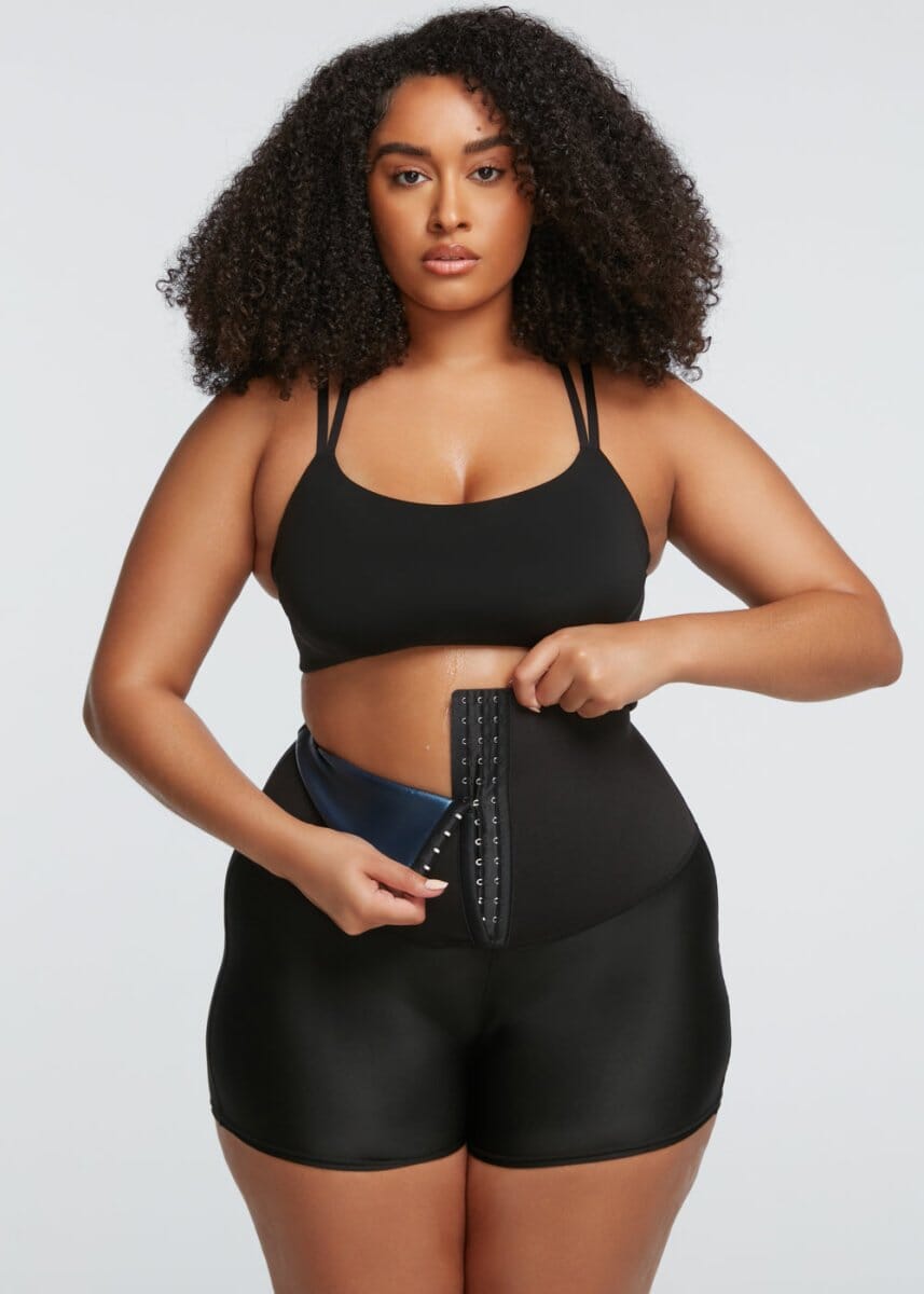 Thermo Sweat Compressing Shorts - She's Waisted