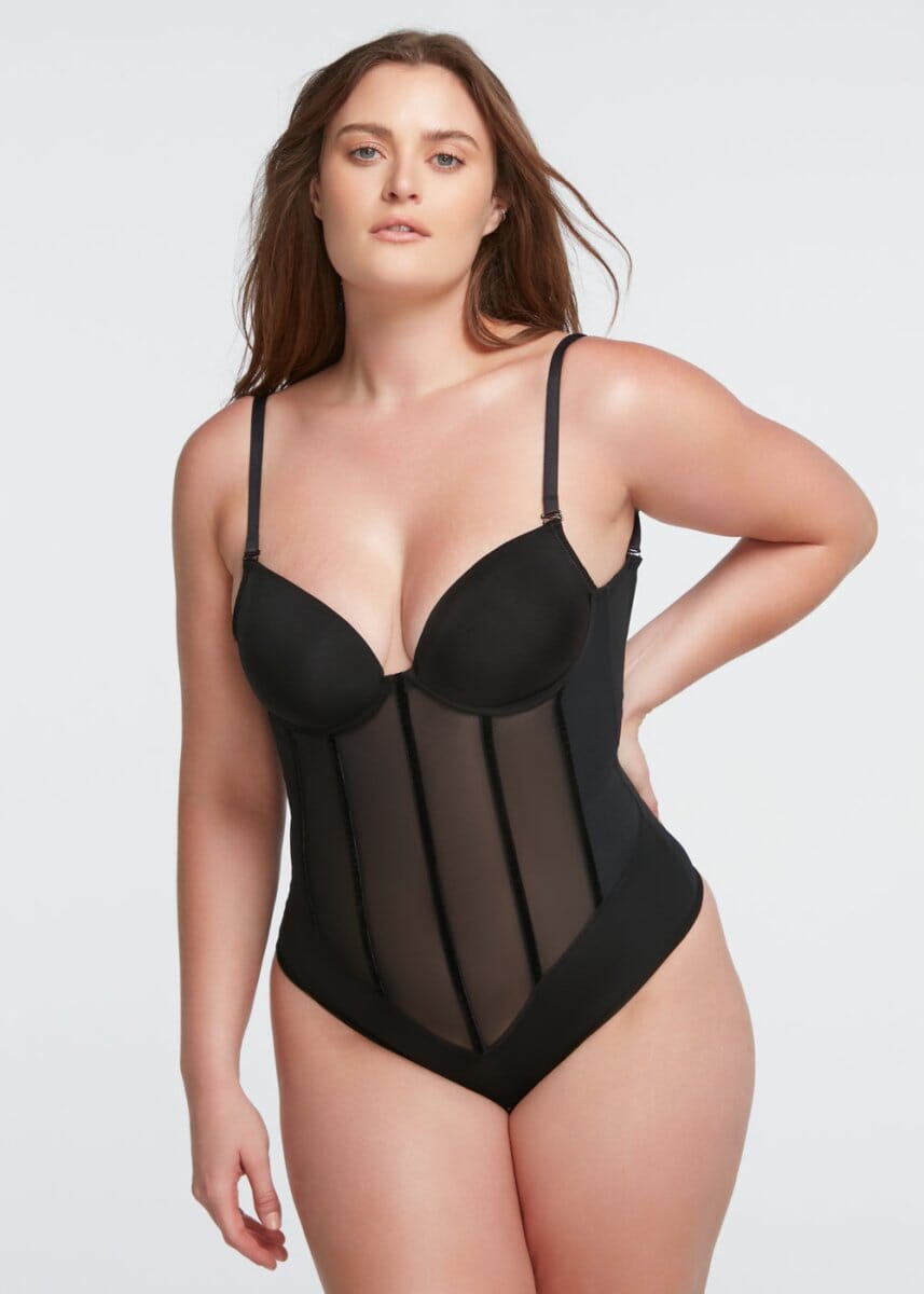 Sexy Bra Thong Body Suit - She's Waisted